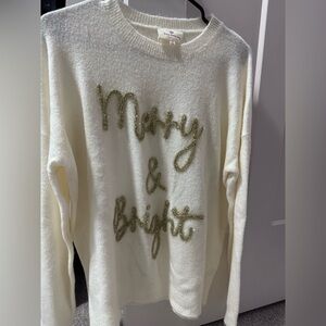 Merry and Bright sweater

Betseys boutique. Never worn

Holiday sweater